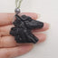 1 Strand 30 Inch Carved Obsidian Horse Head Gemstone Pendant Adjustable Necklace, Unique Jewelry, 38x41x10mm, 28g