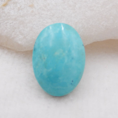 Natural Turquoise Cabochon 18x14x5mm, 2.4g