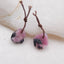 Natural Pink Opal Earring Beads 14X12X7mm, 3.9g