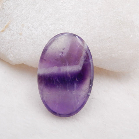 Natural Amethyst Cabochon 30x20x7mm, 6.7g