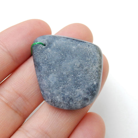 Natural crystal Gemstone Pendant Bead, 30x24x12mm, 10g - MyGemGarden