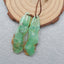 Natural Chrysoprase Earring Beads 41X13X5mm, 7.1g