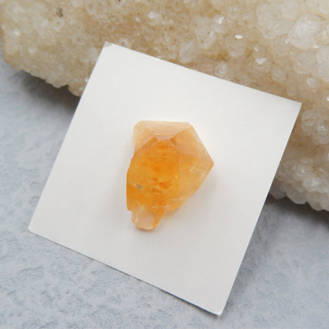 Natural  Gold Rutilated Quartz Cabochon 20x16x13mm, 3.9g