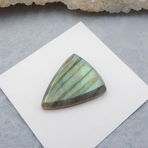 Natural Labradorite Cabochon 22x18x5mm, 3.8g