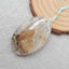 Natural Agate Pendant Bead 40x26x9mm, 15.9g