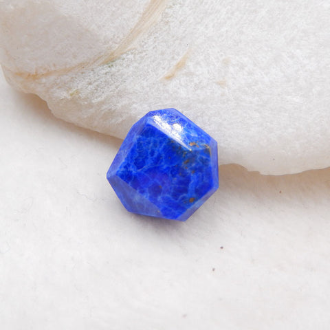 Cabochon de pierres précieuses de Lapis Lazuli naturel, pierre précieuse pour la fabrication de bijoux bricolage 15x6mm, 2.7g