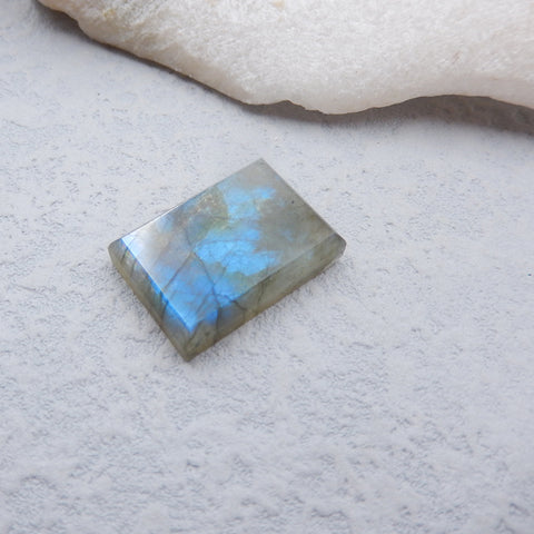 Natural Labradorite Cabochon 22x15x5mm, 4.8g