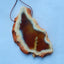 High Quality Agate Beautiful Gemstone Spicemen 58x32x6mm, 16.8g - MyGemGarden