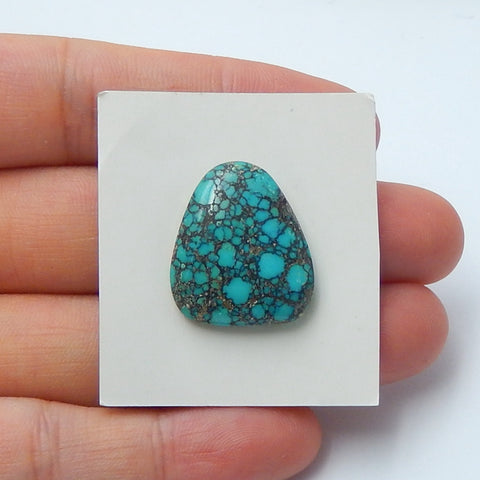 Natural Turquoise Gemstone Cabochon, 21x18x5mm, 3g - MyGemGarden