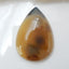 Natural Agate Teardrop Gemstone Cabochon, 38x26x8mm, 11.5g - MyGemGarden