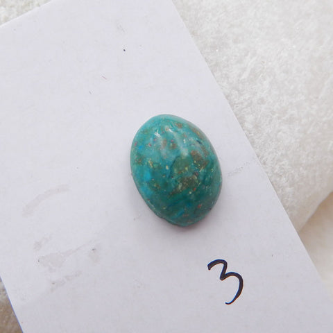 Cabochon en pierre gemme turquoise naturelle, 29x7,5x4 mm, 2 carats