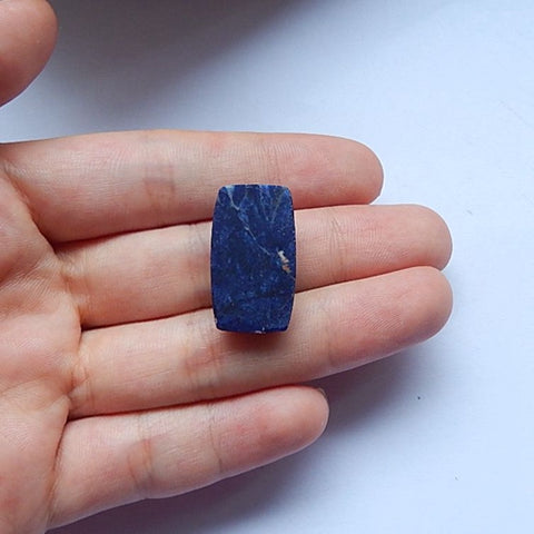 African Sodalite  Gemstone  Cabochon, 24x14x7mm,3.4g - MyGemGarden