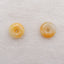 Natural Yellow Jade Earring Beads 10mm