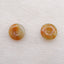 Natural Yellow Jade Earring Beads 10mm