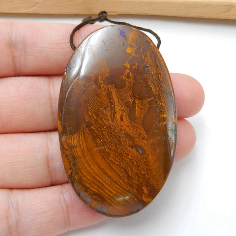 Natural Boulder Opal oval Pendant Bead