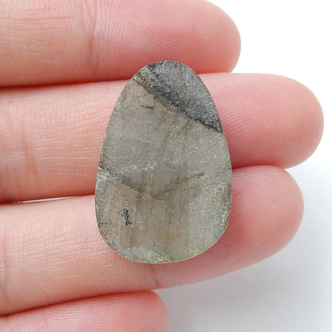 Natural Labradorite Gemstone Cabochon, 24x16x6mm, 3.9g - MyGemGarden