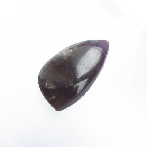 Natural Amethyst Gemstone Cabochon 38x22x7mm, 8.5g - MyGemGarden