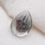 Natural Ghost quartz Cabochon 25x19x11mm 6.2g