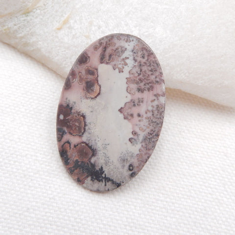 Cabochon de pierres précieuses ovales en jaspe Chohua, 40x27x4 mm, 6,8 g