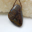 New, Natural Boulder opal Drilled Gemstone Pendant Bead, 30x20x7mm, 7.1g - MyGemGarden