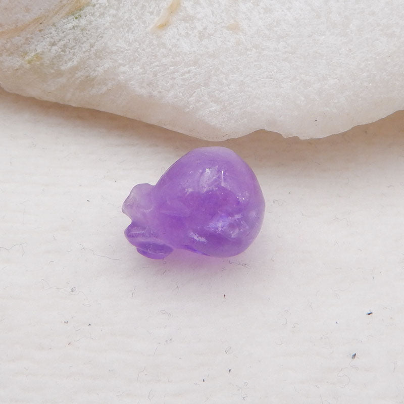 Natural Amethyst Cabochon 14x11mm, 2.7g