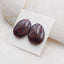 Natural Garnet Cabochons Paired 21x17x6mm, 10.6g