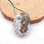 Natural Ocean Jasper Pendant Bead 28x38x7mm, 12g