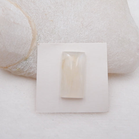 Natural Moonstone Cabochon 25x13x6mm, 4.4g