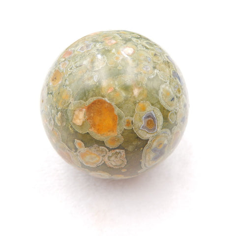 Natural Unakite Jasper Carved Ball 48X48mm, 158.1g