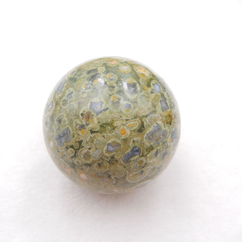 Unakite 碧玉宝石球，48X48mm，158.1g