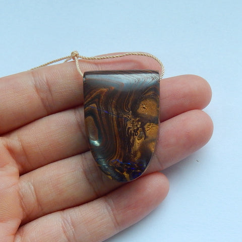 1 PC Natural Boulder Opal Pendant Bead