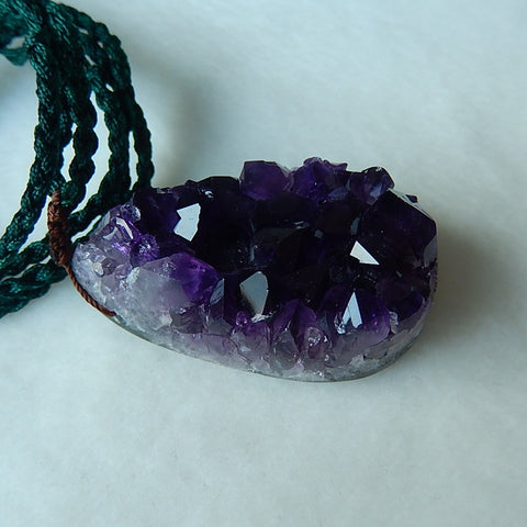 New Design AAA Amethyst Pendant for Lover Gift 29x19x12mm, 51X29X9mm51cm50.1g - MyGemGarden