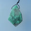 Natural Emerald Green Necklace Pendant 46x30x13mm, 20.6g - MyGemGarden