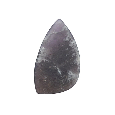 Natural Amethyst Gemstone Cabochon 38x22x7mm, 8.5g - MyGemGarden