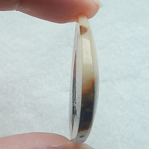 New Ocean Jasper Fashion Natural Stone Cabochon 37x32x6mm 11g - MyGemGarden