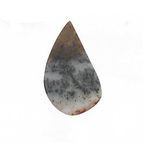 Natural Arborization Opal Gemstone Cabochon, 42x25x5mm, 8.8g - MyGemGarden