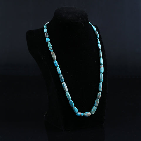 Colliers de pierres précieuses brutes, collier de colliers de pierres précieuses turquoise, collier réglable