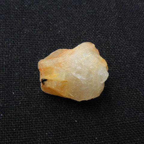 Raw Material, Raw Gold Rutilated Quartz Material, 22x19x15mm, 8.1g - MyGemGarden