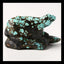 Turquoise Gemstone Carved Rabbit Decor, 43x33x25mm, 25g - MyGemGarden