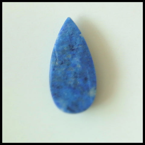 Natural Lapis Lazuli Gemstone Cabochon, 25x11x4mm, 2.0g - MyGemGarden