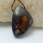 New, Natural Boulder opal Drilled Gemstone Pendant Bead, 30x20x7mm, 7.1g - MyGemGarden