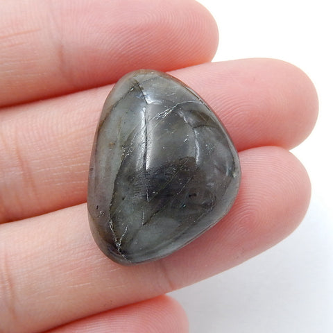 Natural Labradorite Gemstone Cabochon, 24x18x8mm, 5.1g - MyGemGarden