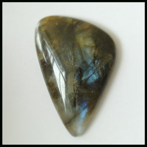 Natural Labradorite Gemstone Cabochon 37x23x5mm,7.95g - MyGemGarden