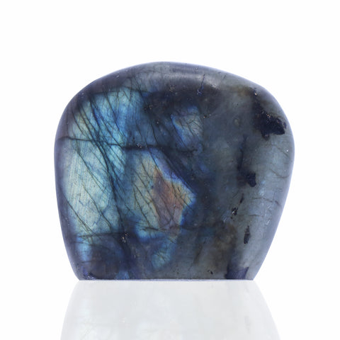 Top Quality Shimmer Labradorite Hand Carved Butterfly Gemstone for Decration, 60x55x22mm, 109.4g - MyGemGarden