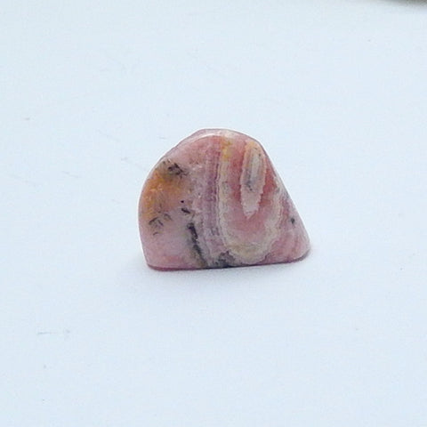 Natural Argentina Rhodochrosite Gemstone Cabochon, 20x16x10mm, 5.7g - MyGemGarden