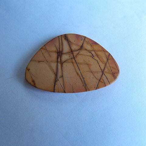 Mulit-Color Picasso Jasper Cabochon 42x27x4mm,6.7g - MyGemGarden