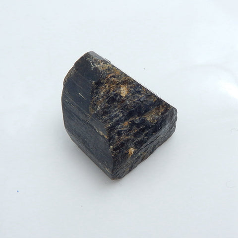 The raw material Black Tourmaline Gemstone Material, 26x20x17mm, 14.1g - MyGemGarden