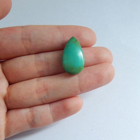 Turquoise Gemstone Teardrop Cabochon£¬22x13x7mm,2.6g - MyGemGarden