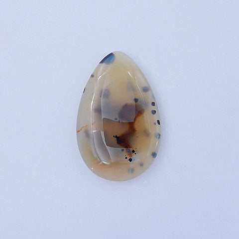 Rare East Java Maganese Agate Cabochon, 55x36x10mm, 27.5g - MyGemGarden