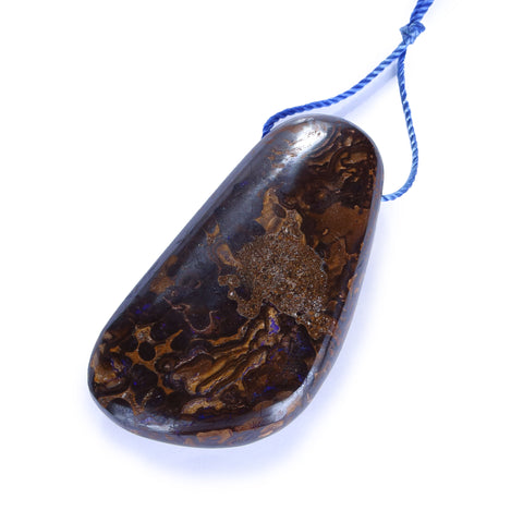 New Arrival Boulder Opal Gemstonne Pendant 49x27x15mm, 34.3g - MyGemGarden